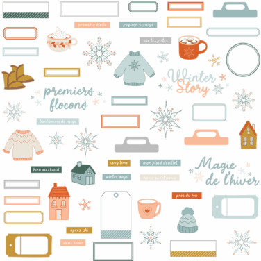 HA PI Little Fox -  Collezione Etoile des neiges -Die-cuts