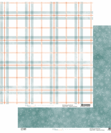 HA PI Little Fox- Collezione  Etoile des neiges  -  carta patterned numero 3