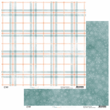 HA PI Little Fox- Collezione  Etoile des neiges  -  carta patterned numero 3