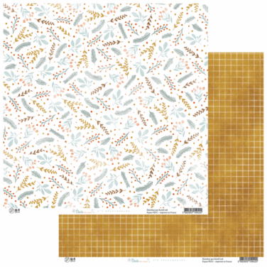 HA PI Little Fox- Collezione  Etoile des neiges  -  carta patterned numero 5