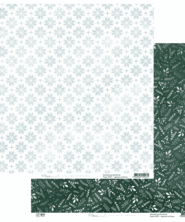 HA PI Little Fox- Collezione  Etoile des neiges  -  carta patterned numero 6