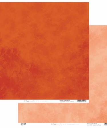 HA PI Little Fox- Collezione Etoile des neiges - carta tinta unita - numero 7