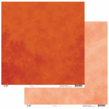 HA PI Little Fox- Collezione  Etoile des neiges  -  carta tinta unita - numero 7