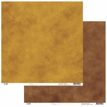 HA PI Little Fox- Collezione  Etoile des neiges  -  carta tinta unita - numero 9