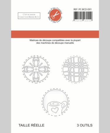 Mes P'tits Ciseaux - Collezione Bredele and Co  - fustelle  Trio de cercles