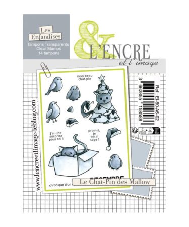 L'Encre et l'Image- Tampon clear - Le Chat-Pin des Mallow -