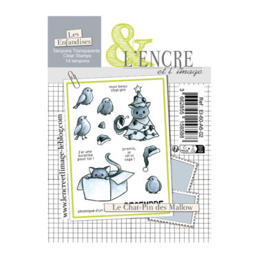 L'Encre et l'Image- Tampon clear - Le Chat-Pin des Mallow -