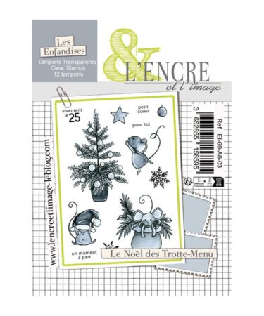 L'Encre et l'Image - Tampon clear - Le Noël des Trotte - Menu