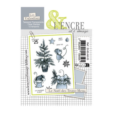 L'Encre et l'Image - Tampon clear - Le Noël des Trotte - Menu