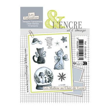 L'Encre et l'ImageTampon clear - Les Mallow au Clair de Lune