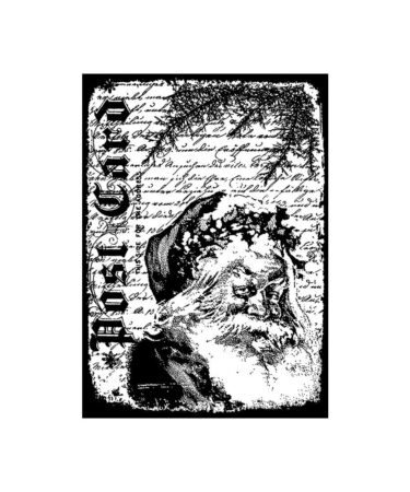 Stampers Anonymous Santa Letter Tim Holtz Components Cling Mount Collage Stamp