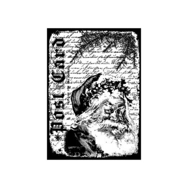 Stampers Anonymous Santa Letter Tim Holtz Components Cling Mount Collage Stamp