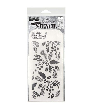 Stampers Anonymous Festive Tim Holtz Layering Stencil