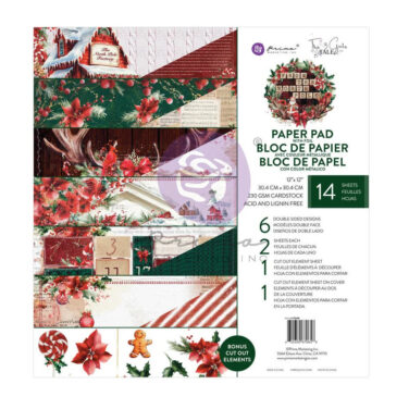 Prima Marketing - Collezione From the North Pole-  12x12 Inch Paper Pad