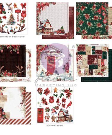 Alternative view of Prima Marketing - Collezione From the North Pole-  12x12 Inch Paper Pad