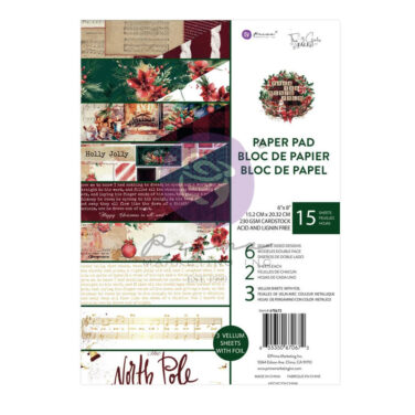 Prima Marketing - Collezione From the North Pole-  6x8 Inch Paper Pad