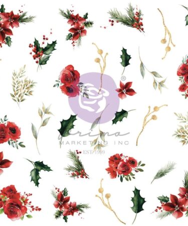 Prima Marketing - Collezione From the North Pole-  Ephemera w/ Gold Foil (62pcs)