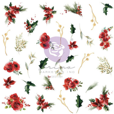 Prima Marketing - Collezione From the North Pole-  Ephemera w/ Gold Foil (62pcs)