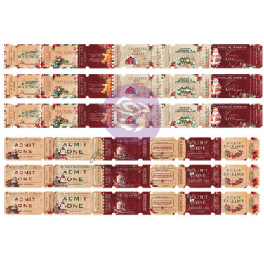 Prima Marketing - Collezione From the North Pole-  Pole Tickets (36pcs)