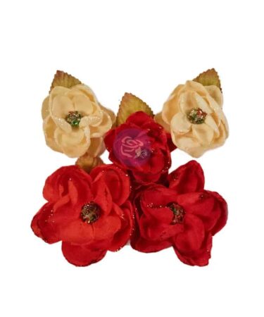 Prima Marketing - Collezione From the North Pole-  Flowers Festive Carols (5pcs)