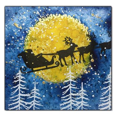 Alternative view of Lavinia Stamp - Christmas Night Stamp