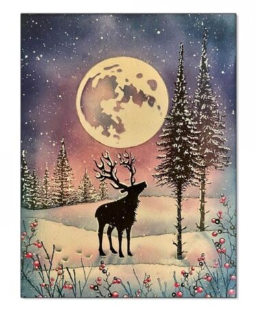 Alternative view of Lavinia Stamp - Christmas Tree Group Stamp