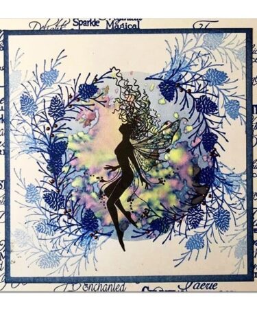 Alternative view of Lavinia Stamp - Fir Cone Branch Stamp