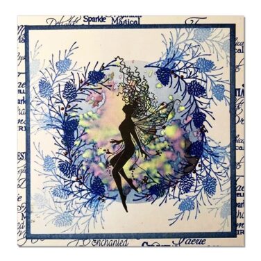 Alternative view of Lavinia Stamp - Fir Cone Branch Stamp