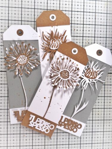 LE TAG CON I FIORI DELLA RENKE - PRODOTTO CONTENITORE