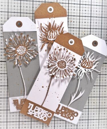 LE TAG CON I FIORI DELLA RENKE - PRODOTTO CONTENITORE