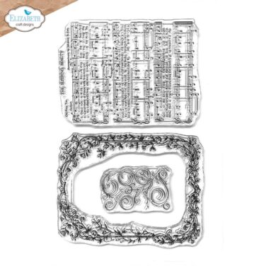 ELIZABETH CRAFT - Romantic Revival Stamps Music & Ornate Frame