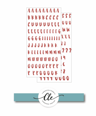 DECEMBER DAILY 2025 - PUFFY ALFABETO ROSSO