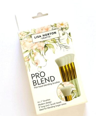 Lisa Horton Crafts Pro Blend Blending Brushes 1" 4/Pkg - Flat Head
