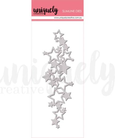 UNIQUELY CREATIVE - Collezione Written in the Stars - Slimline Starry Stack Die