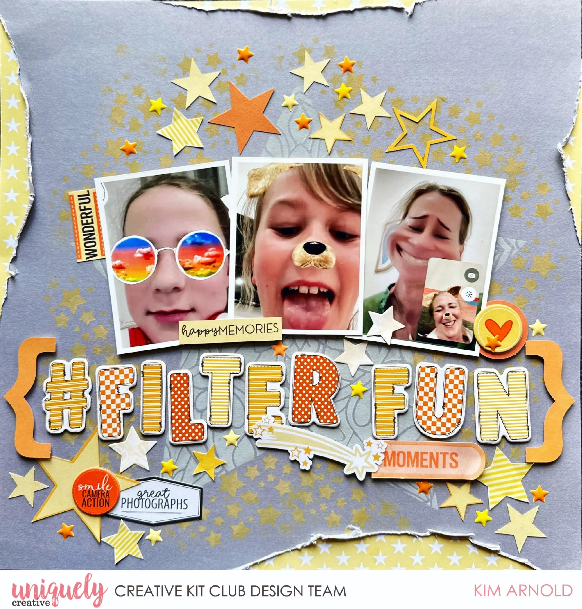 UNIQUELY CREATIVE -Collezione Written in the Stars Chipboard Alpha Stickers - immagine 2