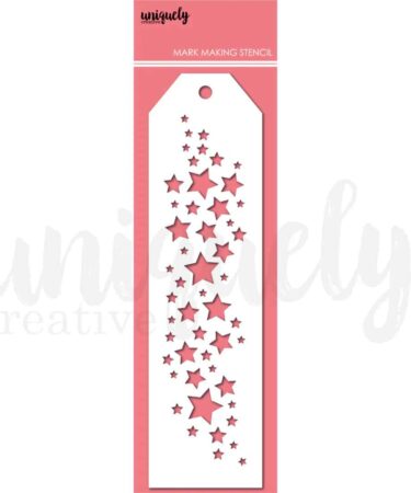 UNIQUELY CREATIVE - Collezione Written in the StarsStarfall Mark Making Stencil