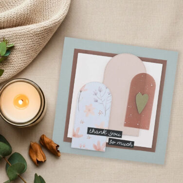 Alternative view of Vaessen Creative • Mini Cutting and Embossing Dies Round Banners & Labels 11pcs