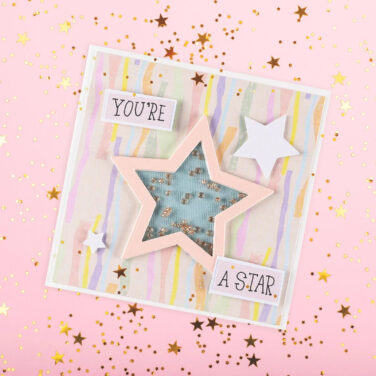 Alternative view of Vaessen Creative • Mini Cutting Dies Stars & Hearts 10pcs