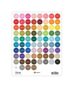 Tim Holtz Distress®Large Round Label Sheet- White Printing