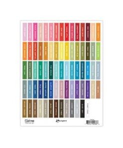 Tim Holtz Distress® Ink Pad Label Sheet- White Printing
