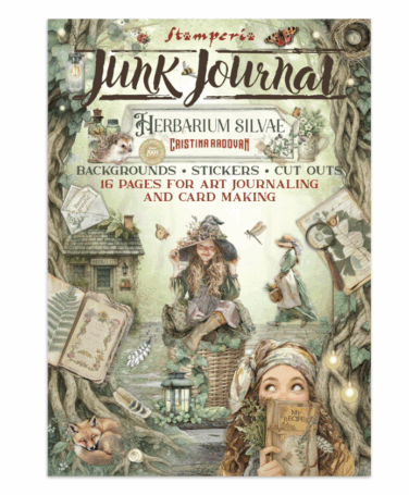 STAMPERIA -  Junk journal stickers, cut-outs, backgrounds - Herbarium Silvae