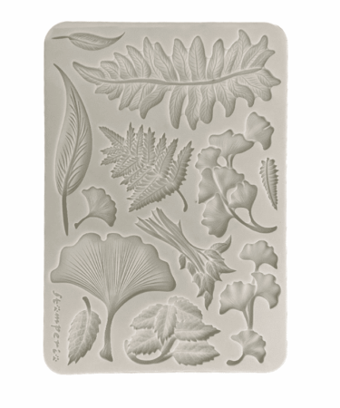 STAMPERIA -  Stampo in silicone A5 Herbarium Silvae Botanical Leaf Collection