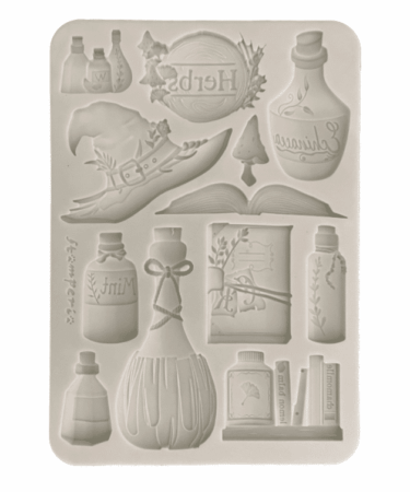 STAMPERIA -  Stampo in silicone A5 Herbarium Silvae Alchimia