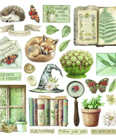Alternative view of STAMPERIA -  Die cuts assortite Herbarium Silvae