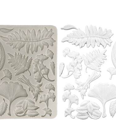 Alternative view of STAMPERIA -  Stampo in silicone A5 Herbarium Silvae Botanical Leaf Collection