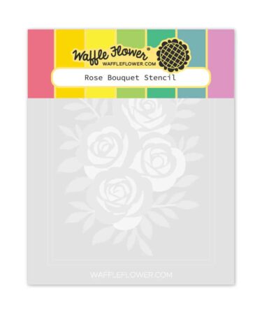 WAFFLE FLOWER - Rose Bouquet Stencil
