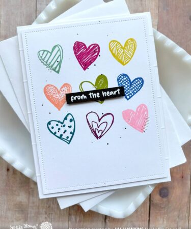Alternative view of WAFFLE FLOWER - Inside Accents - Hearts Stamp Set