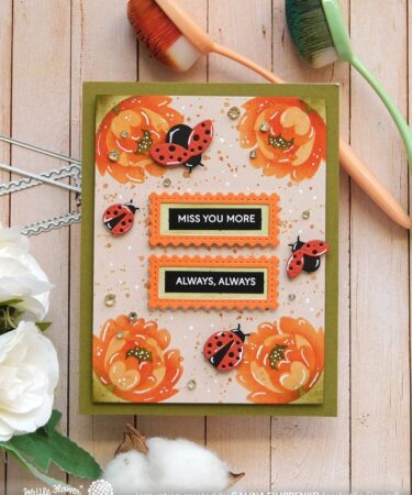 Alternative view of WAFFLE FLOWER - Subsentiments Love You More Diecut