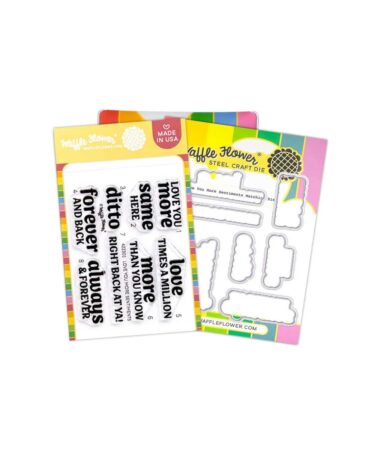 WAFFLE FLOWER - Love You More Sentiments Combo