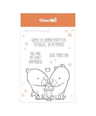 IMPRONTE D'AUTORE - set di timbri - Capy Love